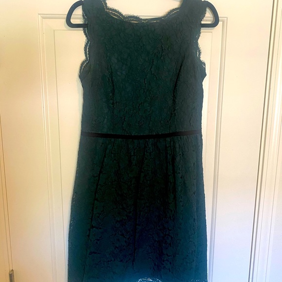 LOFT | Dresses | Loft Green Lace Dress | Poshmark